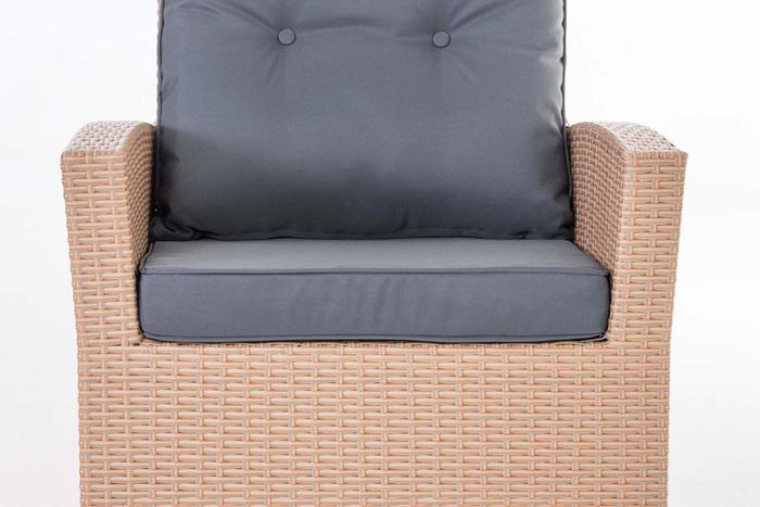 Produktbild Swisshandel24 Sessel Fisolo Eisengrau, sand