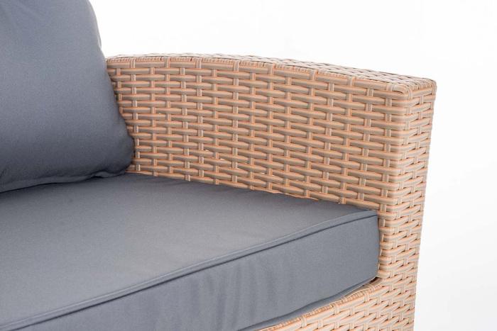 Produktbild Swisshandel24 Sessel Fisolo Eisengrau, sand