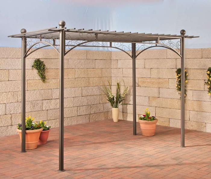Actual product image Swisshandel24 Rose arch Ulpgar 01 A, anthracite (186 cm, 310 cm)