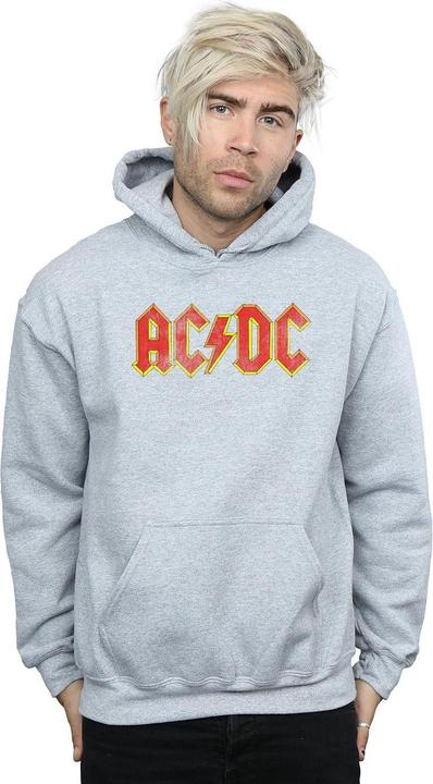 Image du produit AC/DC - Sweat à capuche DISTRESSED RED LOGO - Homme (XL)