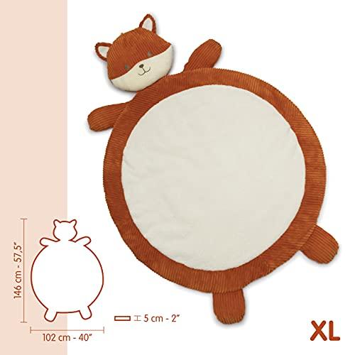 Activity Board Krabbeldecke für Babys. Baby Spieldecke. Weiche, Gesteppte Decke für Kinder. Baby Bodenkissen.