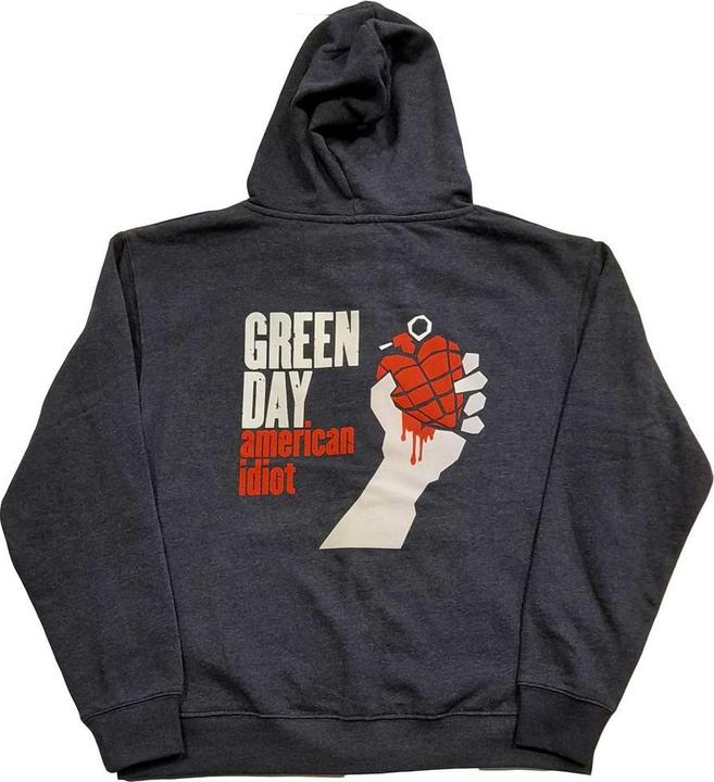 Produktbild Green Day American Idiot Hoodie mit durchgehendem Reissverschluss (M)