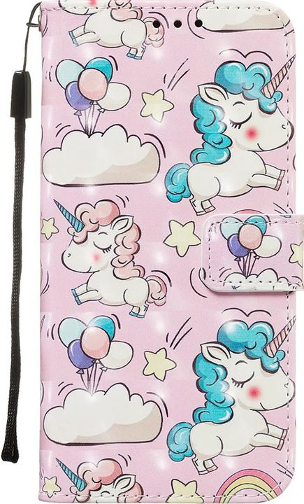 Produktbild PhoneLook Hülle Flip 3D Poneys Clouds (Samsung Galaxy S20 Ultra)