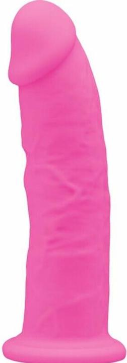 Image du produit Silexd - Modèle 2 Pénis Réaliste Premium Silexpan Silicone Rose Fluo 15 cm