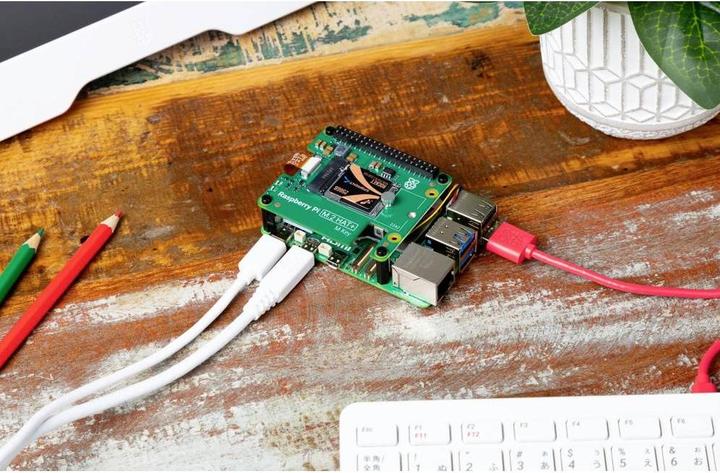 Actual product image Raspberry Pi SSD Kit Fr Pi5 (512 GB, M.2)