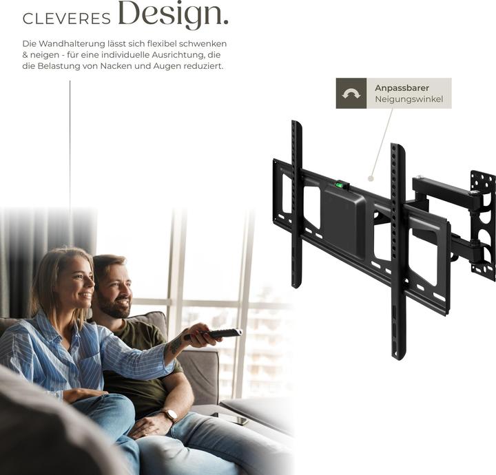 Produktbild tectake TV Wandhalterung (Wand, 60", 60 kg)
