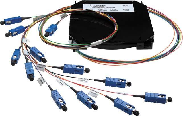 Produktbild Telegärtner Karl Gärtner LWL Spleiss-Set 12xSC 50/125 OM4 TN-SS-12SC-50-OM4 (U/UTP, CAT6, 2 m)
