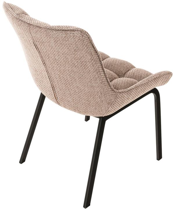 Produktbild Swisshandel24 Stuhl Saranda Stoff schwarz, terrabraun