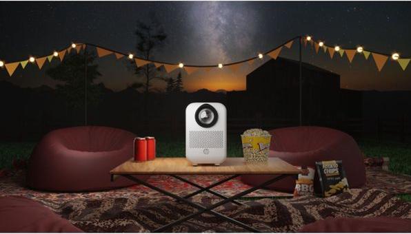 Produktbild HP CC180W Set mit Leinwand (100 lm)