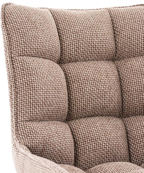 Produktbild Swisshandel24 Stuhl Saranda Stoff schwarz, terrabraun