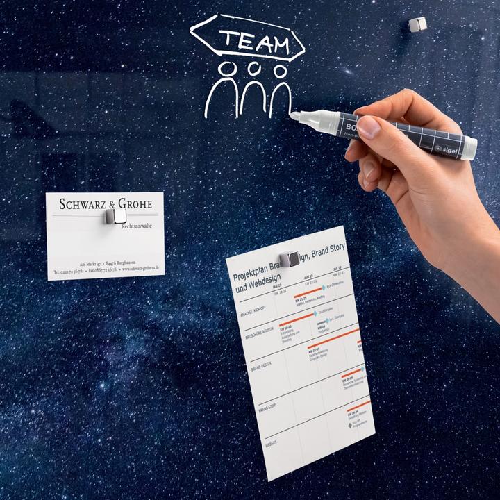 Image du produit Sigel Artverum (Tableau magnétique, 60 x 40 cm)