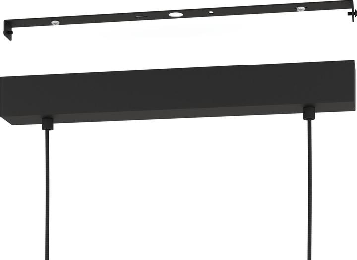 Image du produit EGLO 43739 SHERBURN E27 Suspension triple 770x200mm Noir Marron (E27)