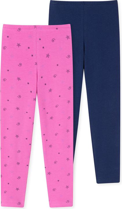 Actual product image Schiesser 2 Pack 95/5 Organic Cotton Leggings (98)