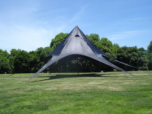 Actual product image CLP Star tent 10m, black (10 cm, 1000 cm)