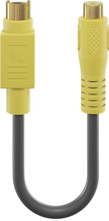 Produktbild Goobay Video Kabeladapter, S-Video zu Composite (0.20 m)