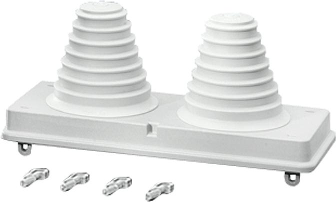 Actual product image Hensel Cable entry flange 2x3072 Mi FP 72