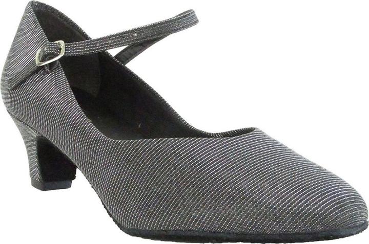 Rumpf Glitzer-Tanzschuhe mit niedrigem Absatz (37)