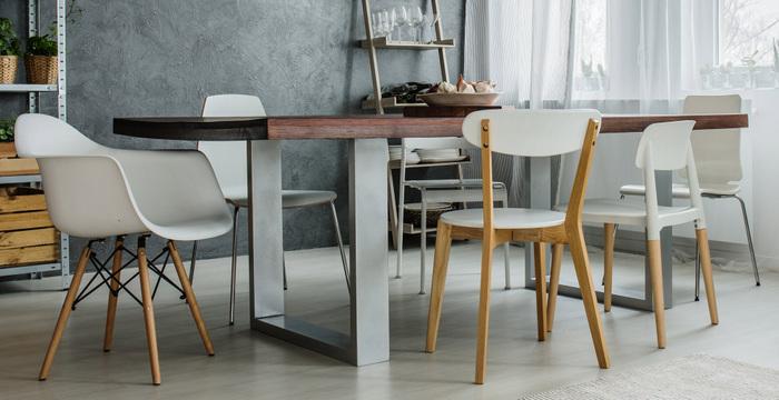 Actual product image CLP 2x Table legs Velden 80 cm stainless steel