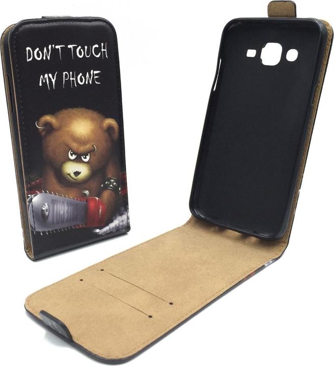 Actual product image König Design Mobile Phone Case for Samsung Galaxy J5 (2015) Protective Wallet Cover Case Black (Samsung Galaxy J5 (2015))
