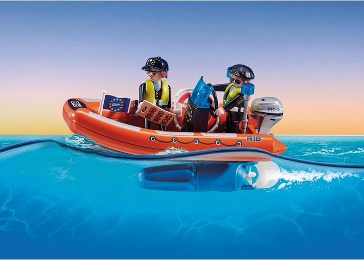 Produktbild Playmobil Grosses Containerschiff mit Zollboot (70769, Playmobil City Action)