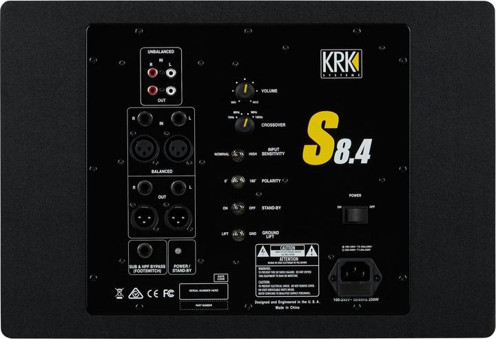 Produktbild KRK Subwoofer S8.4 8 (Aktiv, 1 Stk.)