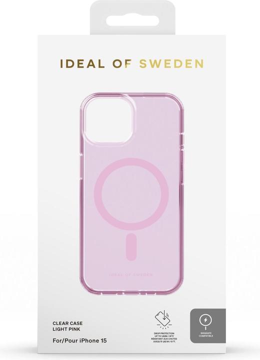 Actual product image iDeal Of Sweden Magsafe Designer Hard-Cover Light Pink clear (Oppo A16e, Apple iPhone 13)