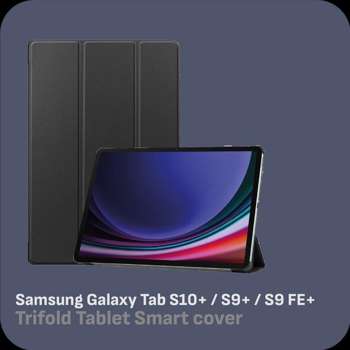 Produktbild Cazy Premium Smart Hülle Kompatibel mit Samsung Galaxy Tab S9+ / S9 FE+ - Schutz Etui Hülle - (Galaxy Tab S10+, Galaxy Tab S9+)