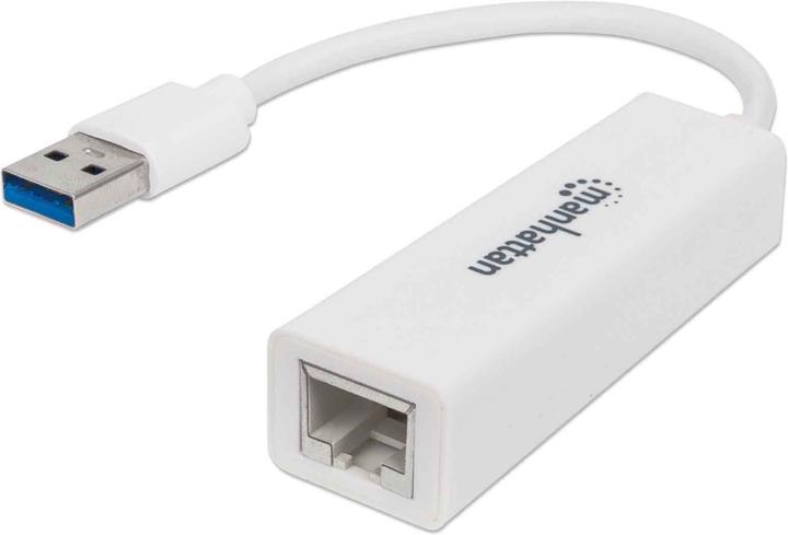 Actual product image Manhattan USB to Ethernet Adapter (USB, RJ45 (1x))