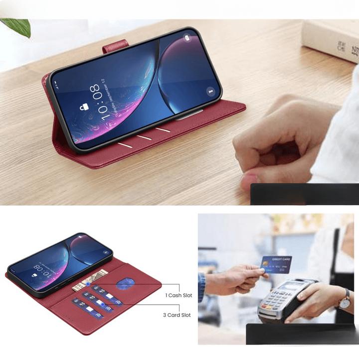 Produktbild Binfen Color Galaxy A56 - BINFEN Leder Etui Hülle mit RFID Blocker (Samsung Galaxy A56)