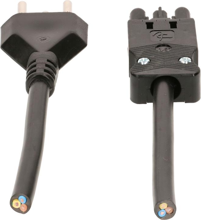 Actual product image Max Hauri Adels TD connection cable H05VV-F3G1.5 type 12 / AC 166 GBUF/315 (2 m)