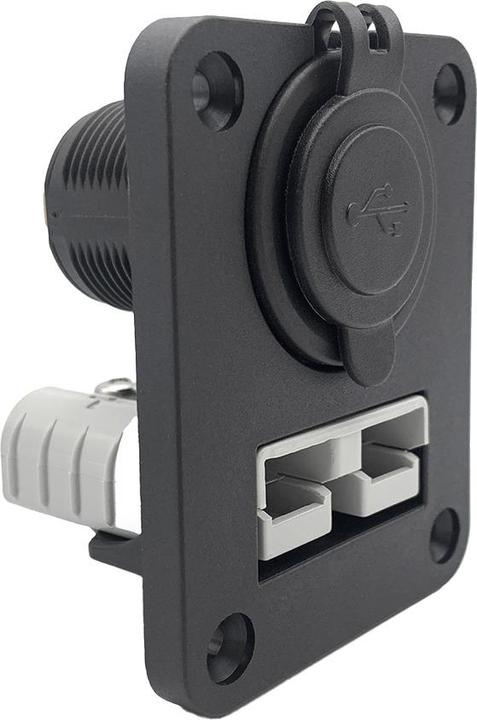 Produktbild Offgridtec Einbaurahmen Anderson-Stecker - USB Steckdose (Solarstecker)