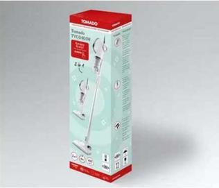 Actual product image Tomado TVC0401W - Steelstofzuiger - Incl kruimelzuiger - Snoerlengte 6 metre - Wit
