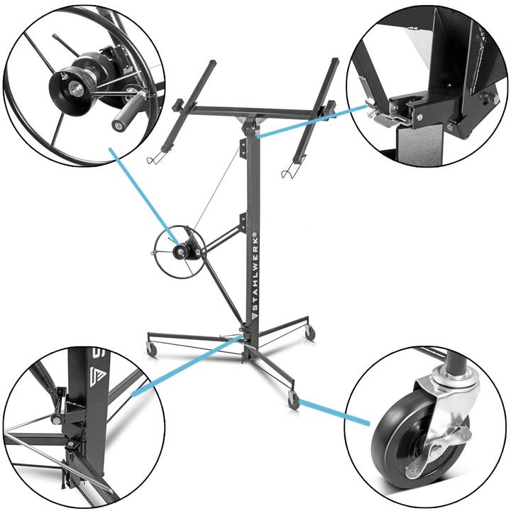 Actual product image Stahlwerk PH-465 ST plate lifter + plate carrying aid set, loadable up to 68 kg (68 kg)