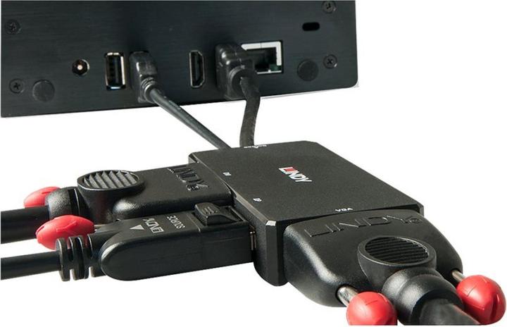 Produktbild Lindy HDMI auf (DP, DVI, VGA, 8.70 cm)