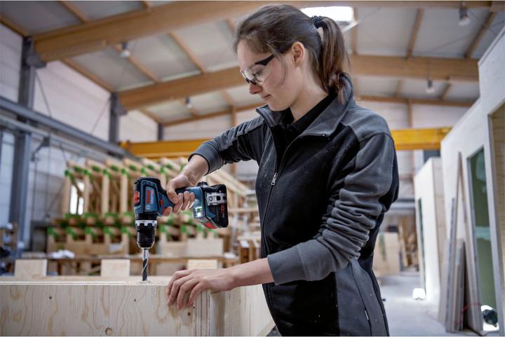 Immagine prodotto Bosch Professional Trapano a percussione a batteria GSB 18V-90 C (2x4.0Ah ProCore, GAL 18V-40, L) (Batteria ricaricabile)