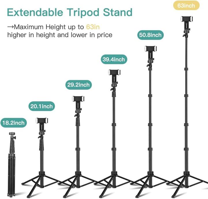 Actual product image UBeesize Ring light with tripod (Ring light)