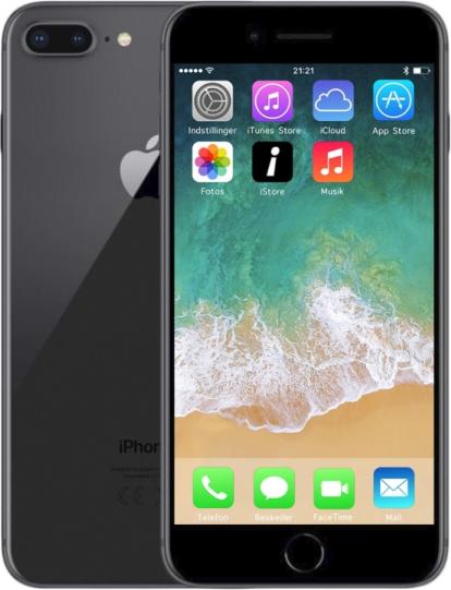 Refurbished | Apple iPhone 8 Plus – 4G Smartphone – 256 GB – LCD-Bildschirm – 5,5 Zoll – 1920 x 1080 (256 GB, Space Gray, 5.50", 12 Mpx, Single SIM, B / Sehr gut)