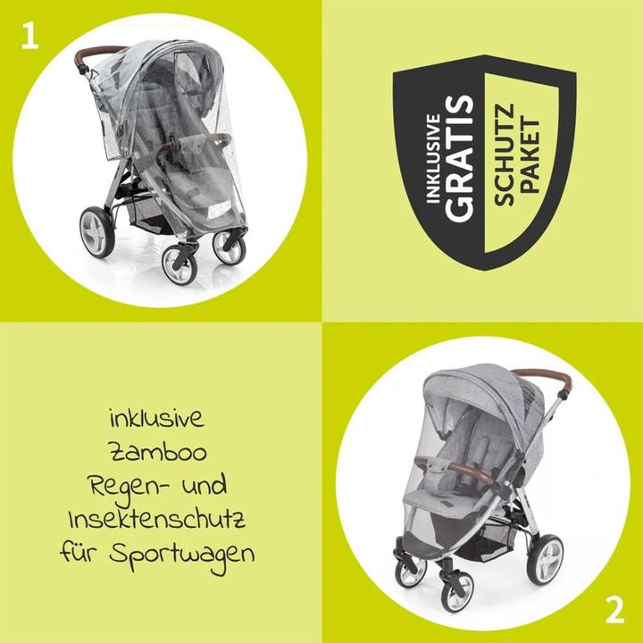 Actual product image Hauck Buggies & pushchairs Buggy & pushchair UpTown Black (with reclining function)