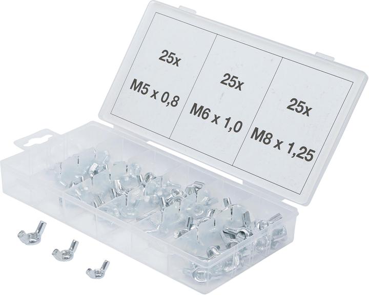 Immagine prodotto BGS Assortimento dadi a farfalla 75 pz.