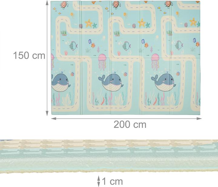 Produktbild Relaxdays Spielmatte (200 x 150 x 1 cm)