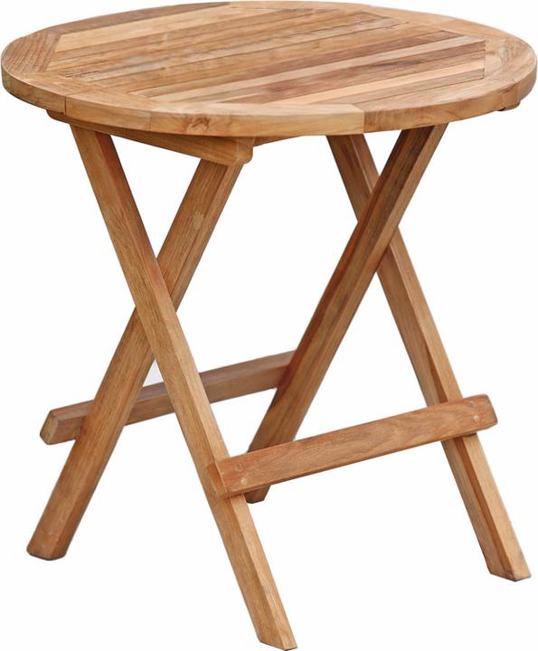 Productafbeelding Garden Pleasure Mitan tuintafel bruin rond 50,0 x 50,0 x 50,0 cm (50 cm)