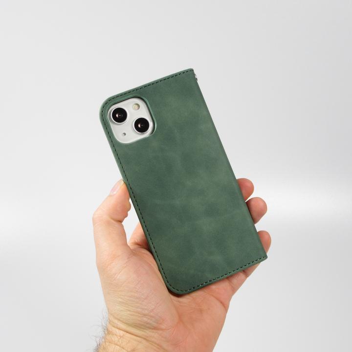 Image du produit PhoneLook Etui cuir Flip Wallet vintage avec fermeture aimantée et compartiment cartes (Apple iPhone 13)