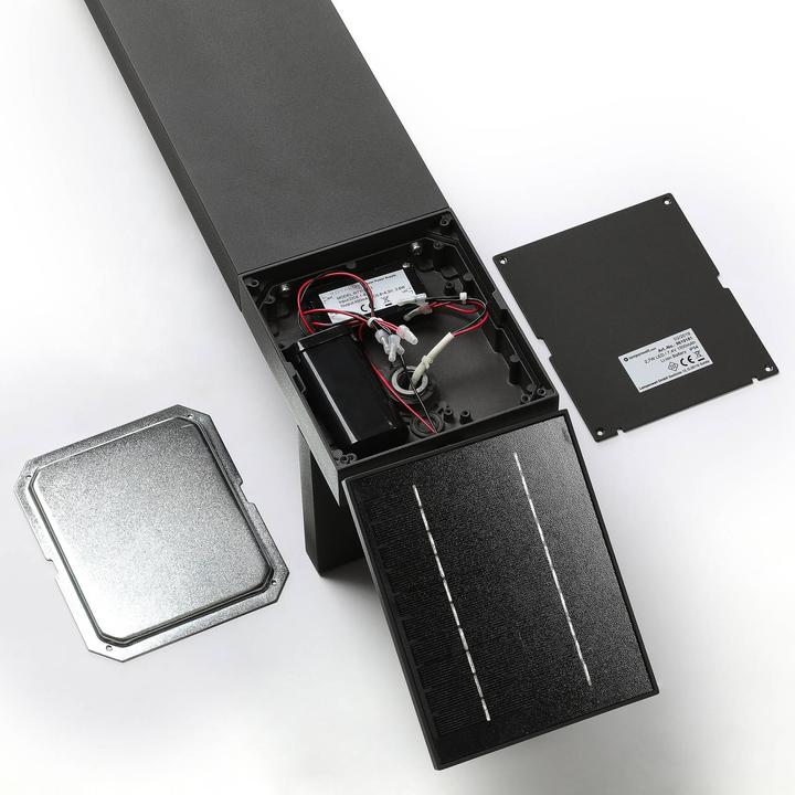 Image du produit Lucande Silvan LED Solcelle Garden Light H100 w/Sensor Graphite (200 lm, IP54)