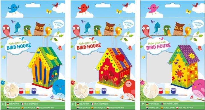 Actual product image Grafix Build your own birdhouse for the garden