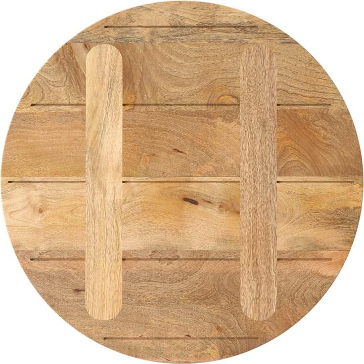 Produktbild VidaXL Tischplatte Holzplatte Massivholzplatte Ø 50x2,5cm Rund Massivholz Mango (50 x 2,5 cm)