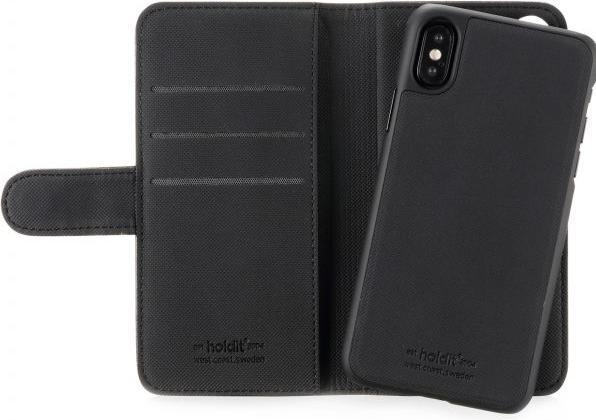 Image du produit OEM Etui portefeuille magnétique noir pour iPhone X/Xs (Apple iPhone X, Apple iPhone XS)