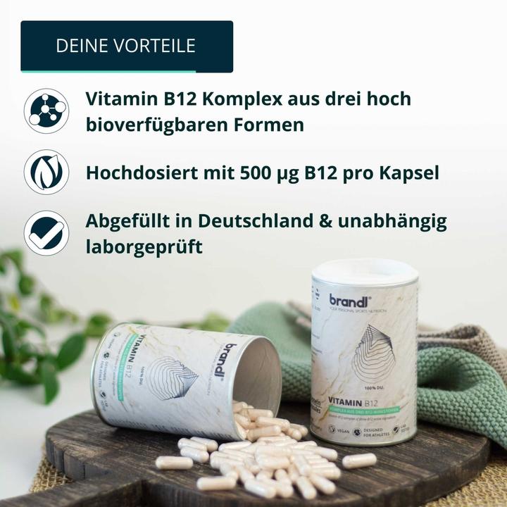 Actual product image Brandl-Nutrition Vitamin B12 Vegan (1 Piece, Capsules, 45 g)