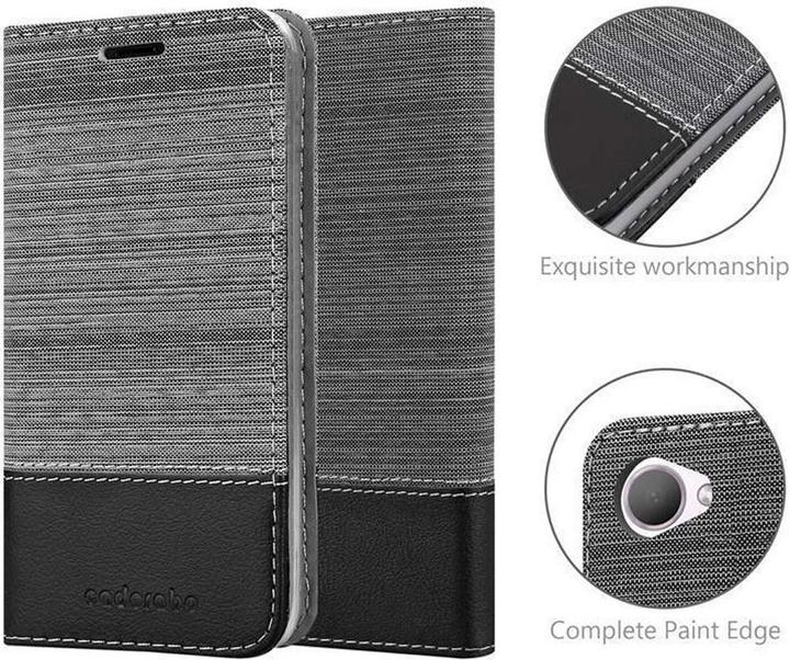 Produktbild Cadorabo Book Jeans Optik Cover (HTC Desire 12)