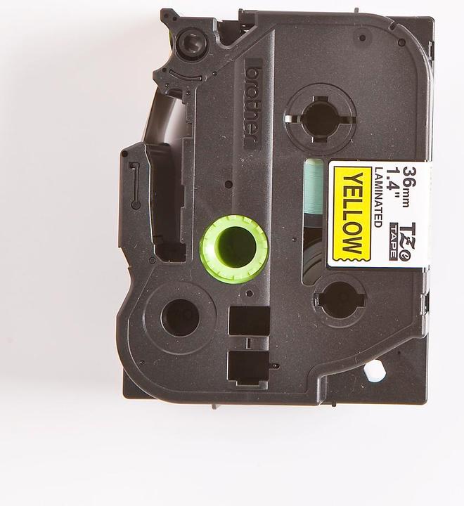 Actual product image Brother Tze-661 (3.60 cm, Black, Yellow)