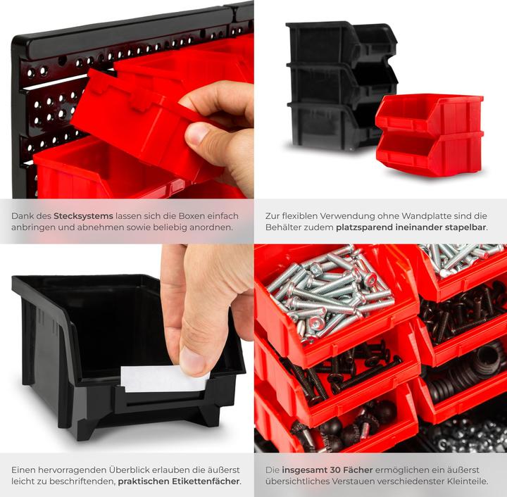 Image du produit tectake Kleinteilemagazin mit 30 Einschüben